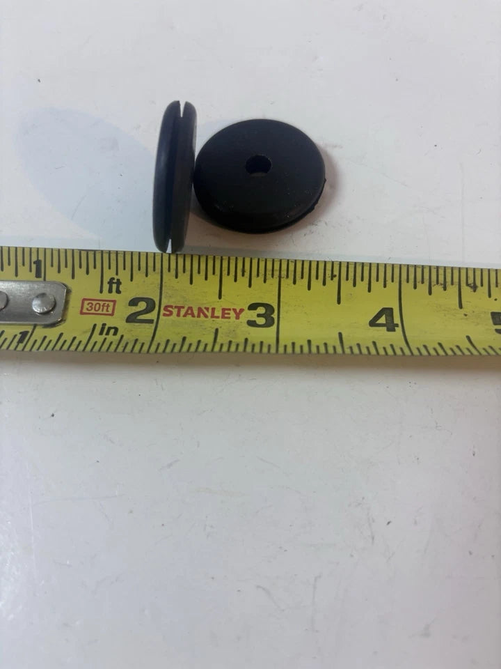 2 Rubber Grommets to fit 1" Hole in 1/16" Thick Panel - 1/4” Inner Diameter New