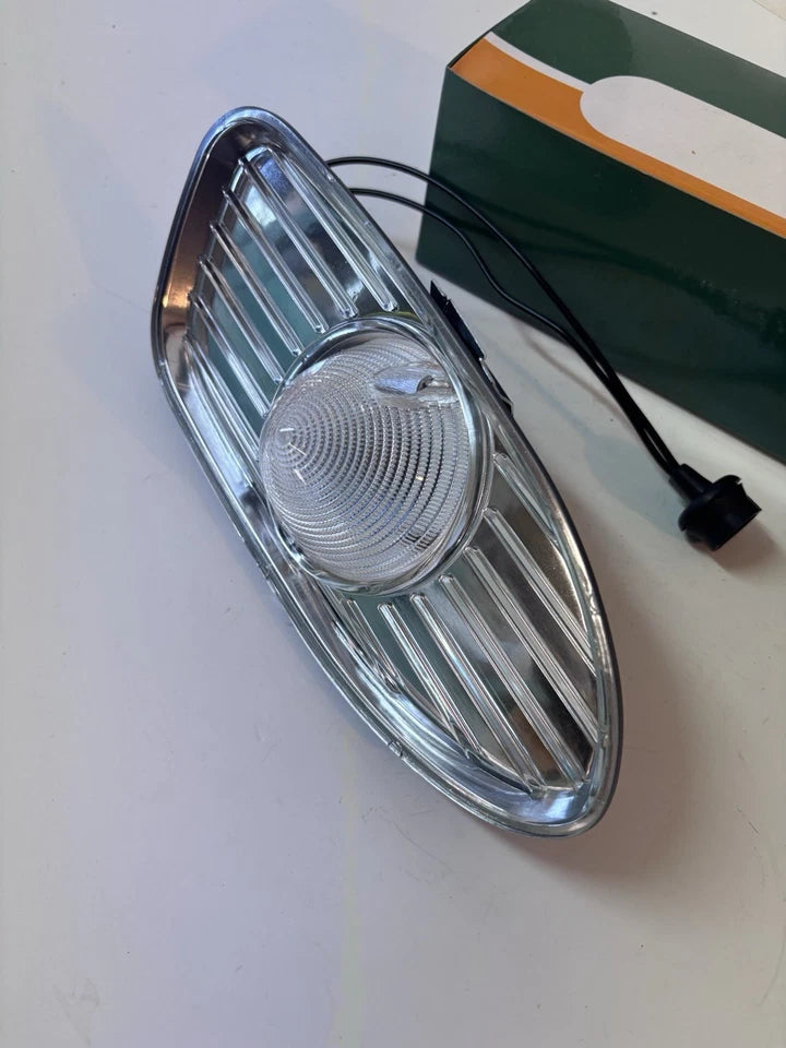 1958 1959 GMC Truck Park Light Lamp Complete Lens Bezel Housing Wires Left Hand