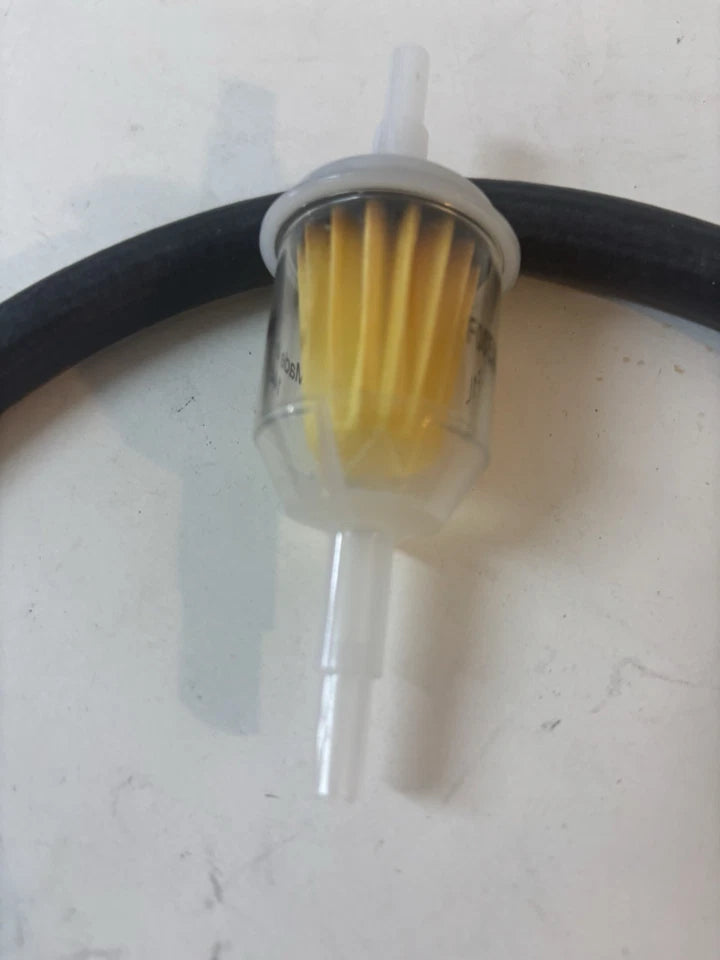 Plastic 4 Pieces Motor Inline Gas Fuel Filter 1/4'' 5/16" Line Kit