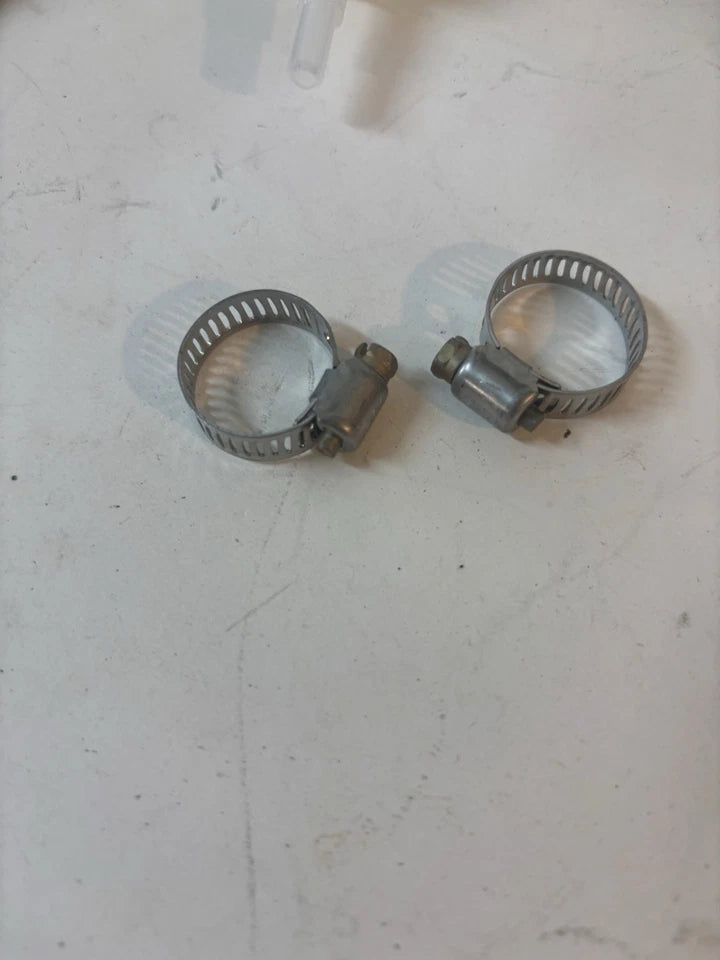 Plastic 4 Pieces Motor Inline Gas Fuel Filter 1/4'' 5/16" Line Kit