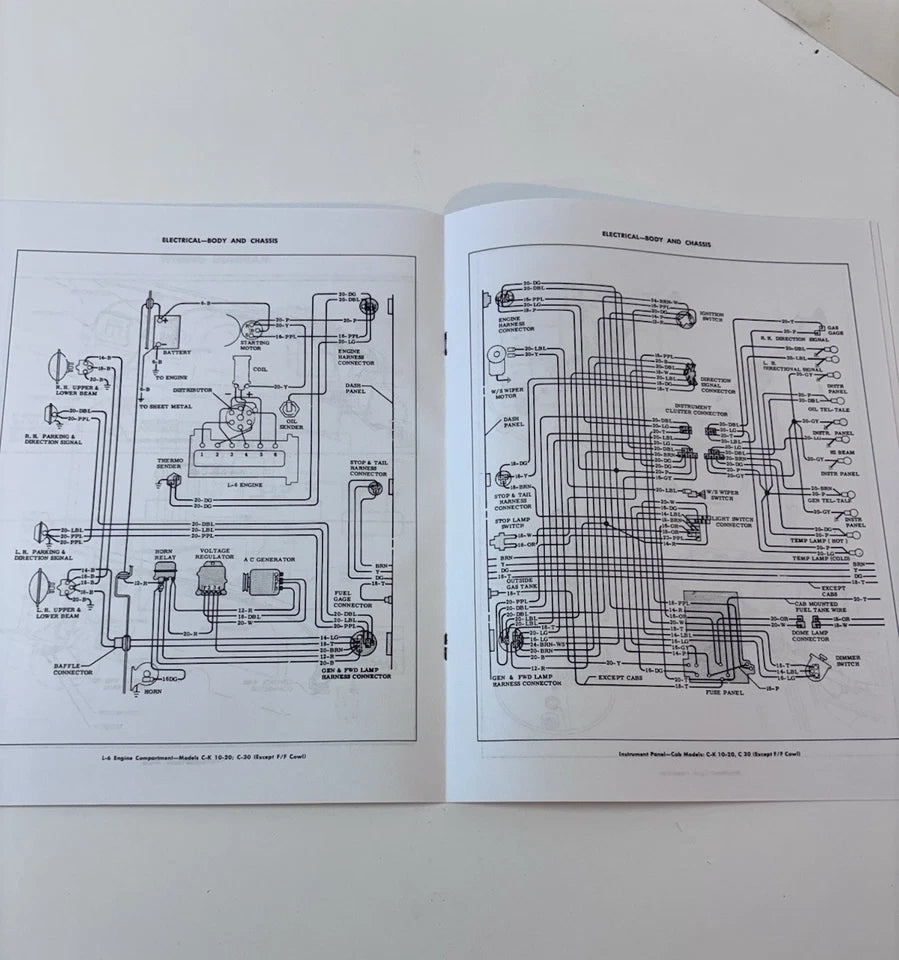 1964 Chevrolet Truck All Models Wiring Diagrams Manual