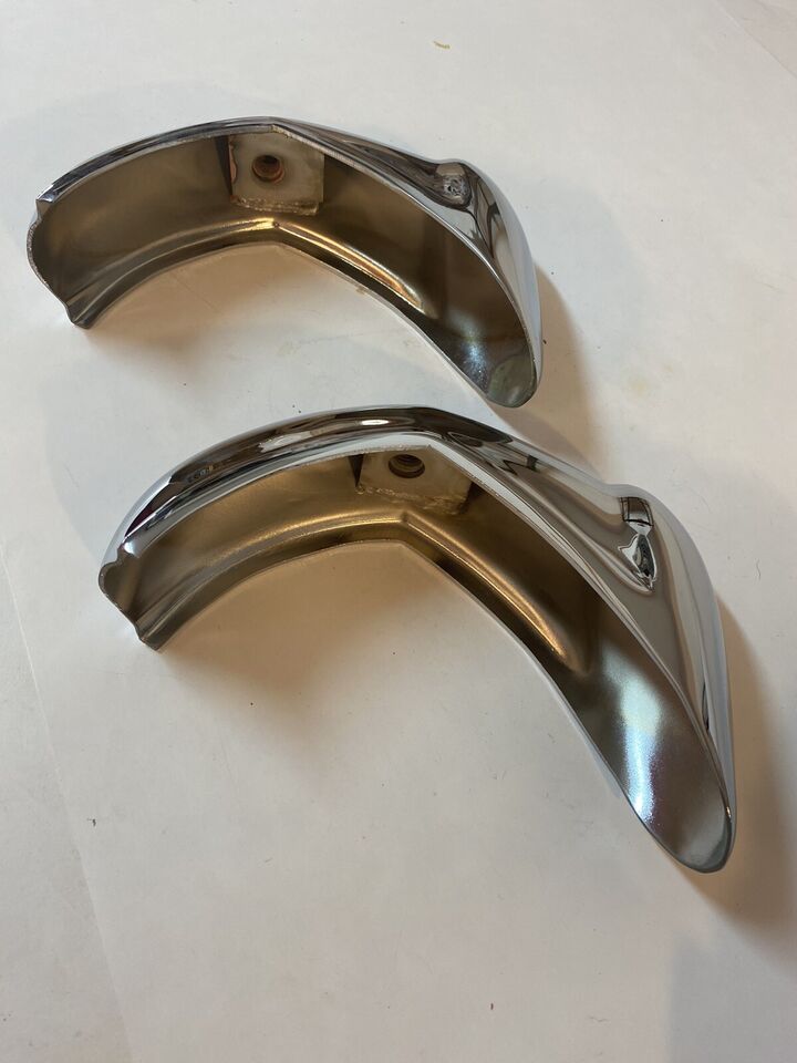 Chevy Cameo Truck Chrome Rear Bumperettes 1955 - 1958 Show Chrome USA These Fit