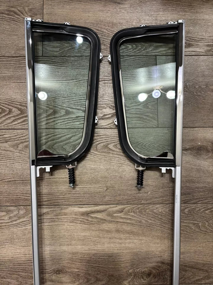 1955 - 1959 Chevy GMC Pickup Truck Vent Window Post Assembly Green Glass RH & LH