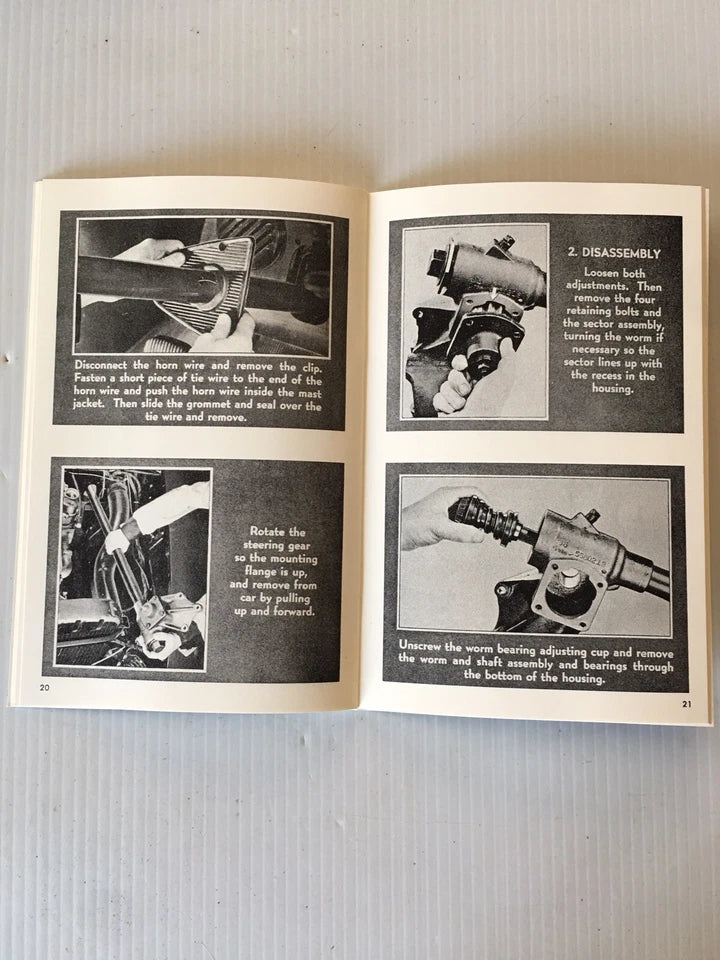 Chevrolet Passenger Car Steering Rebuild Manual 1949 - 1952 30 Pages 49
