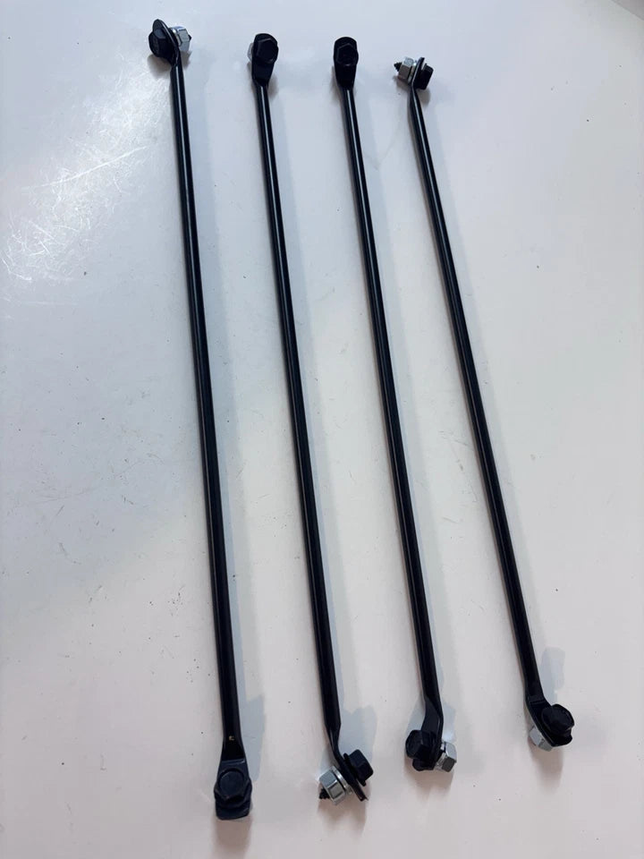 1958 - 1966 CHEVY GMC TRUCK FLEETSIDE BED REINFORCEMENT BRACES 4 PCS W/ Hardware