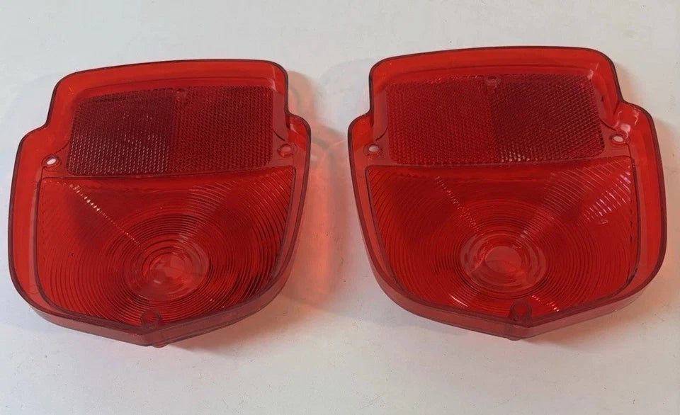 Ford Truck Pick Up F100 F-100 1953 - 1956 RED TAIL LIGHT LENSES PAIR NEW