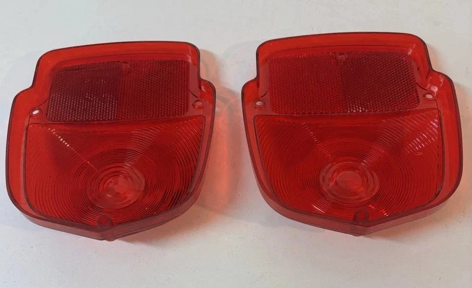 Ford Truck Pick Up F100 F-100 1953 - 1956 RED TAIL LIGHT LENSES PAIR NEW