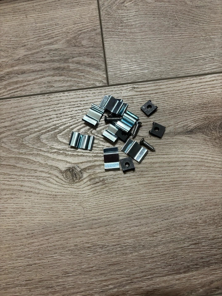 OEM PR Door Trim Panels Upper Inner Show Chrome 1955 2nd - 1959 Chevy GMC Truck