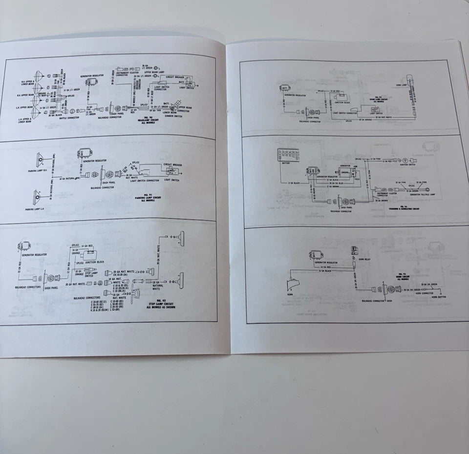 1960 Chevrolet Truck All Models Wiring Diagrams Manual