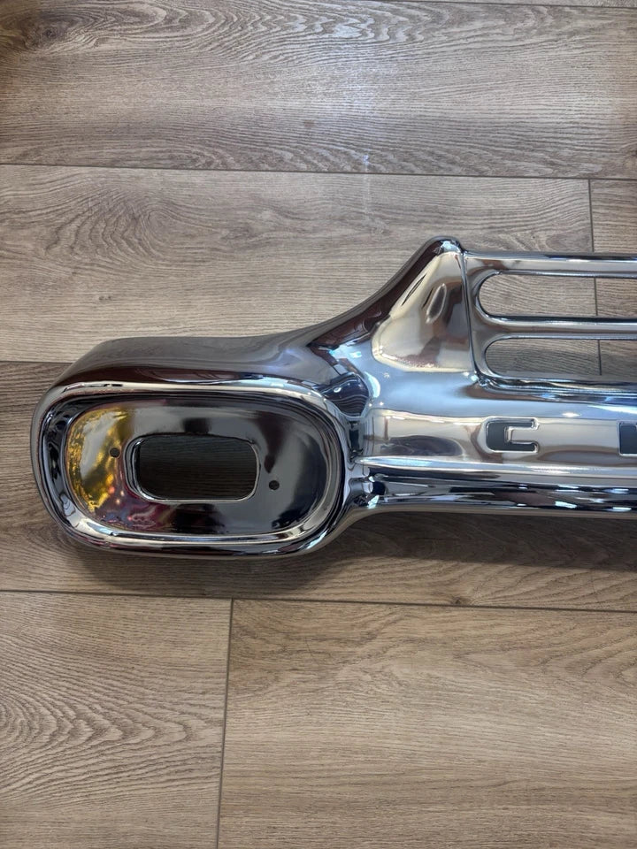 1958 1959 Chevy Pickup Truck Front Grille Chrome Metal "CHEVROLET" With Brackets
