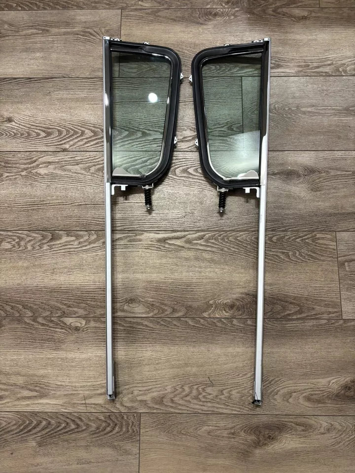 1955 - 1959 Chevy GMC Pickup Truck Vent Window Post Assembly Green Glass RH & LH