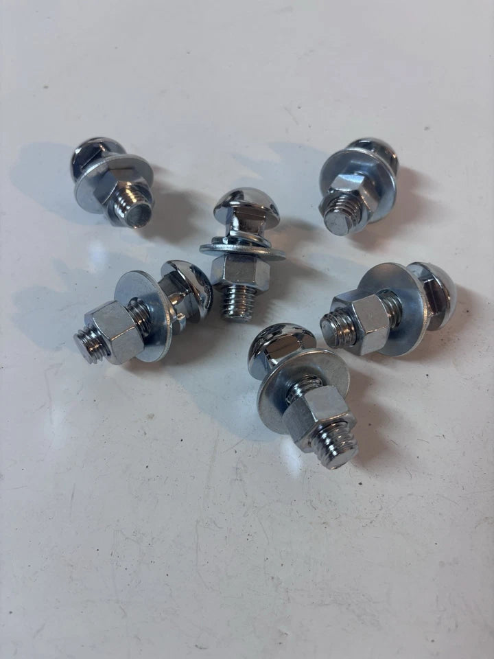 New Bumper Bolts Show Chrome SET Front And Rear 1947 - 1959 Chevy GMC Truck 4