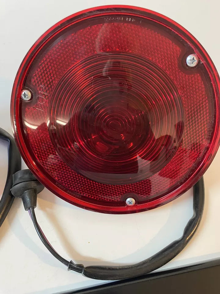 NOS 1967 - 1978 Chevy GMC Truck Stepside Taillight Lenses OEM GM Guide Pair OEM