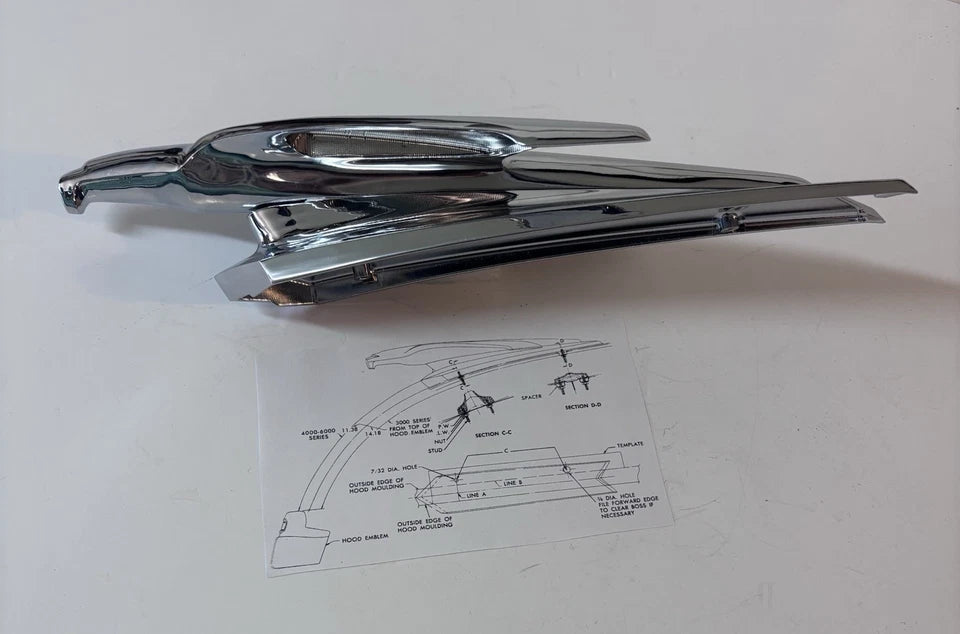 NEW Chevrolet 1954 1955 First Series Accessory hood ornament 3100 pickup truck