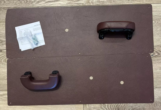 Premium OEM Vinyl CHEVY GMC TRUCK DOOR PANELS Arm Rest Kit Maroon 1947 - 1955