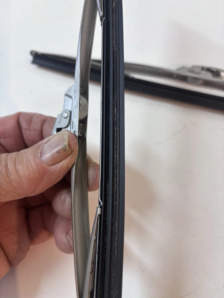 ANCO 12 INCH RED DOT TURTLE BACK WIPER BLADES #800 Chevy Ford Nice NEW Rubber