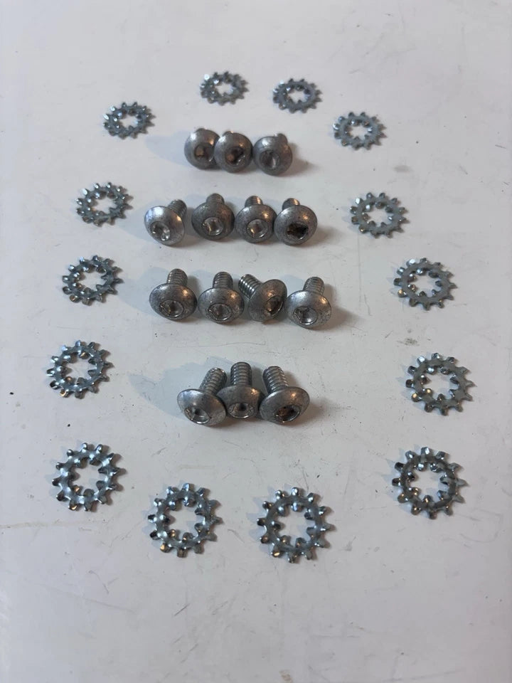 1955 - 1959 CHEVY GMC TRUCK WINDOW REGULATOR DOOR LINK 14pc  SCREWS CLUTCH HEAD