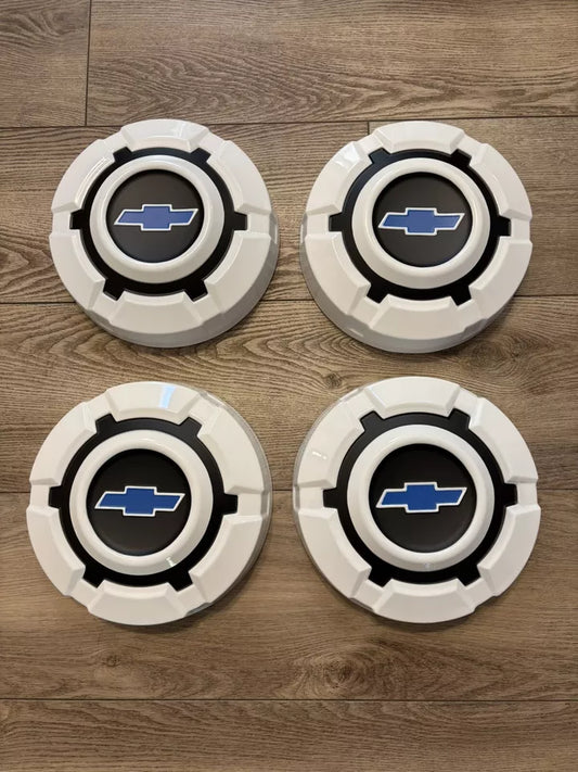NEW 1969-1972 Chevy 1/2 Ton Wheel Center Rim Hubcap Lug Cover Dog Dish C10 Set 4