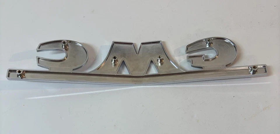 NEW 1947 - 1954 GMC Grill Truck front Emblem Name Plate