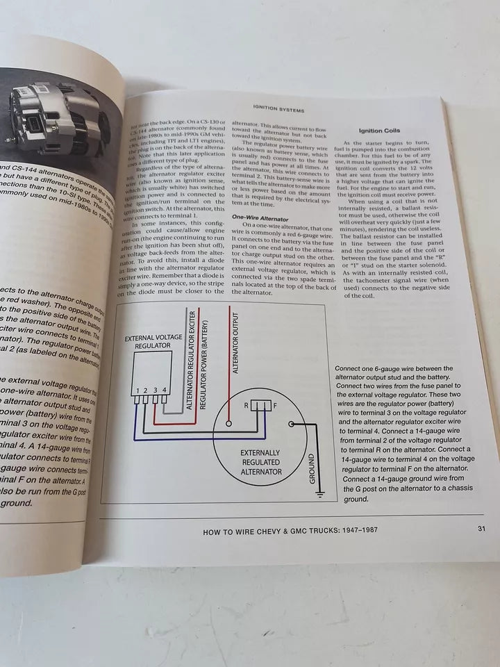 Chevrolet GMC Trucks 1947 - 1959 - 1987 How to Wire Book 159 Pages