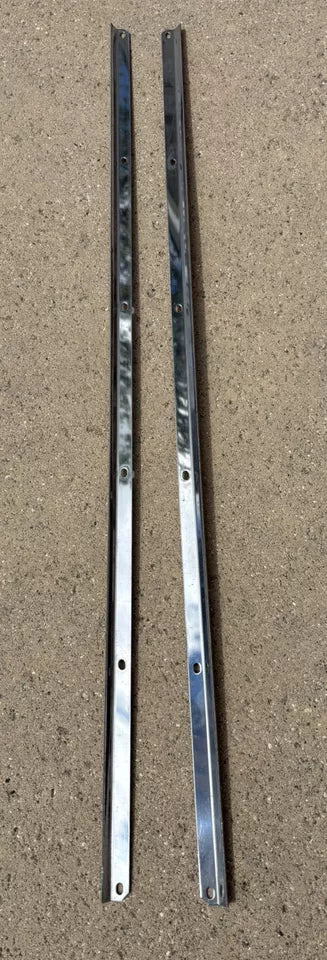 1955 - 1959 Chevy GMC Truck Stainless Retainer Lower Door Seal Pair