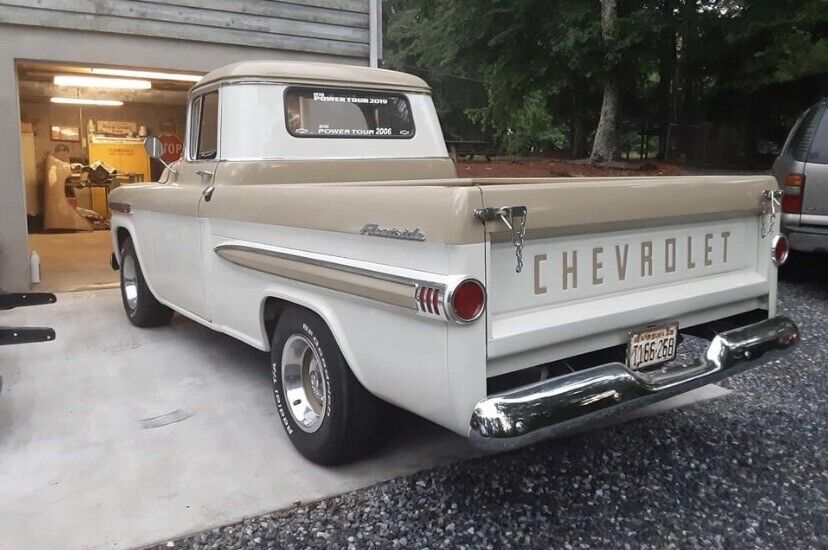 Moldings: 1958 1959 Apache Fleetside Chevy GMC Long Bed Trim Molding Set