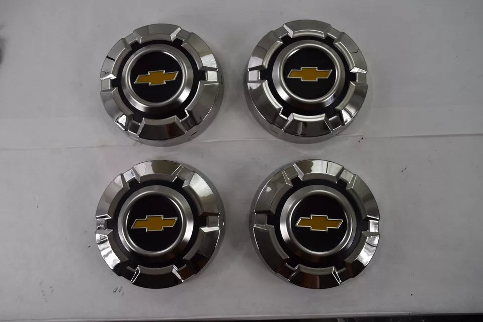 NEW 1969-1975 Chevy 1/2 Ton Wheel Center Rim Hubcap Lug Cover Dog Dish C10 Set 4