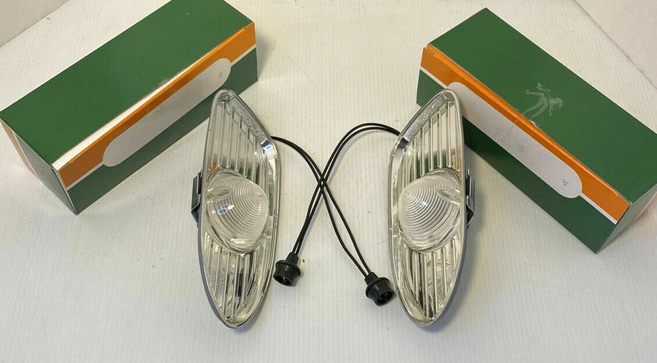 1958 1959 GMC Truck Park Light Lamp Complete Lens Bezel Housing Wires All Models