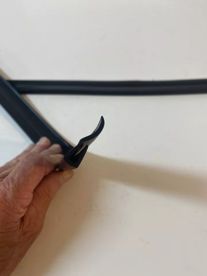 1955 - 1959 Chevrolet GMC Truck Door Glass Window Sash Rubber Seal OEM Pair