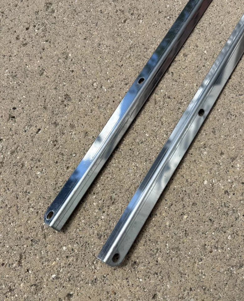 1955 - 1959 Chevy GMC Truck Stainless Retainer Lower Door Seal Pair