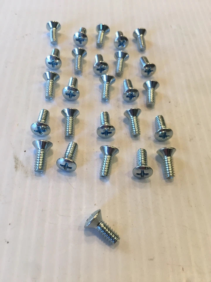 1955 Second Series Only CHEVY/GMC TRUCK DOOR PANEL SCREW SET 26 PCS New Plated