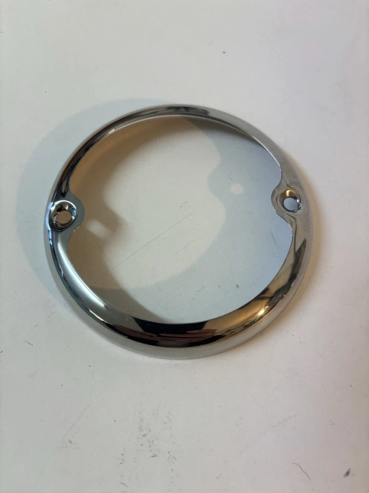 Ford 1933 - 1936 Car & 1942 - 1952 Pickup Polished Taillight Rim Tail Lamp Bezel (2)