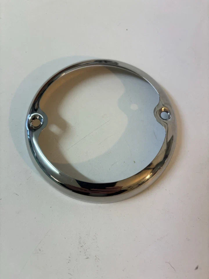 Ford 1933 - 1936 Car & 1942 - 1952 Pickup Polished Taillight Rim Tail Lamp Bezel (2)