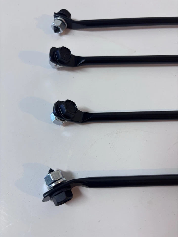 1958 - 1966 CHEVY GMC TRUCK FLEETSIDE BED REINFORCEMENT BRACES 4 PCS W/ Hardware