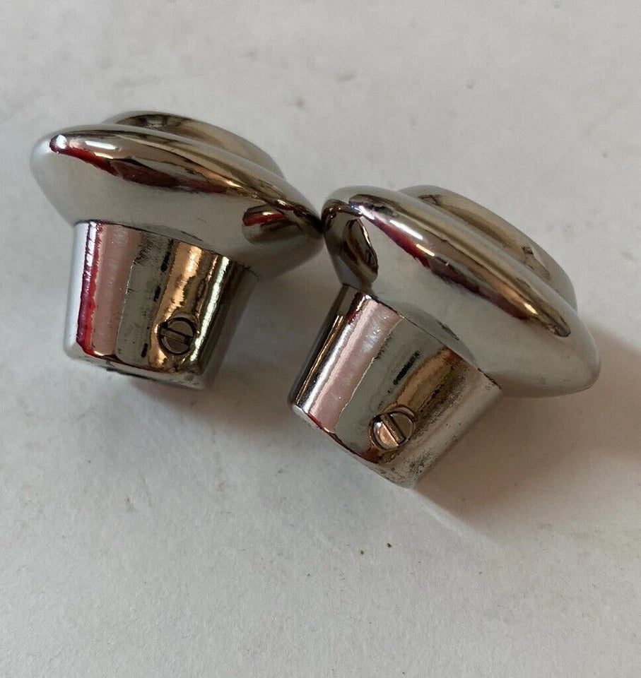 CHROME DASH KNOB SET 1955 - 1959 CHEVY GMC TRUCK CORRECT Shape (5)