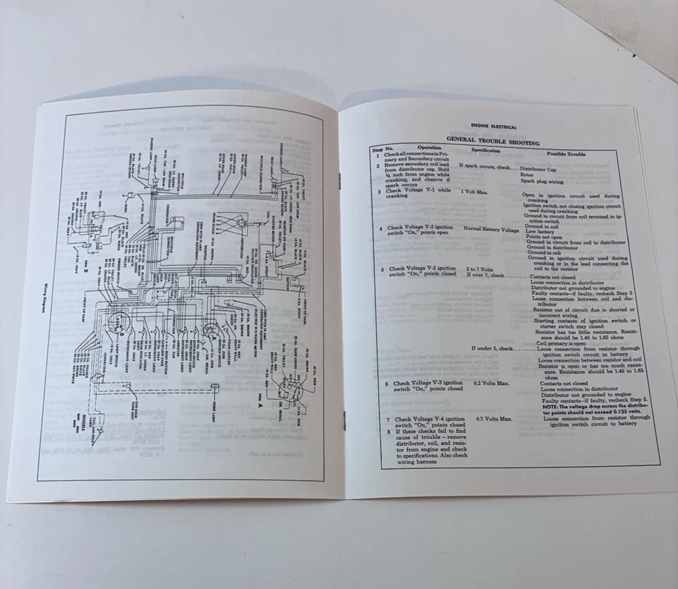 1955 Chevrolet Truck All Models Wiring Diagrams Manual