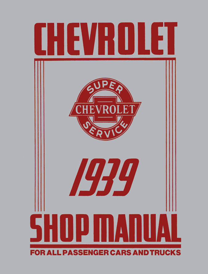 Licensed 1939 -1940 Chevrolet Shop Manuals For Car & Truck