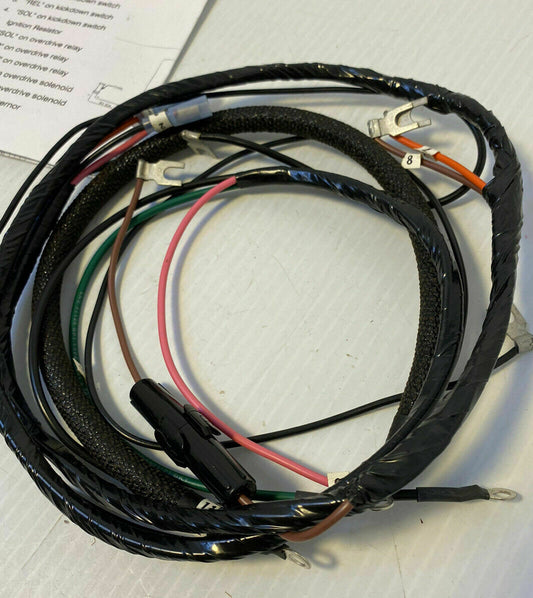 Wiring Harnesses: 1955 1956 CHEVY TRUCK OVERDRIVE WIRE HARNESS  8 cyl Made In USA With Instruction