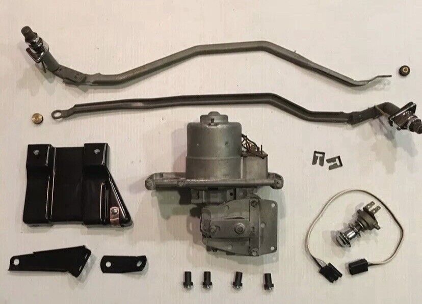 1958 1959 Chevy truck  electric wiper motor Complete Kit Restored Outright