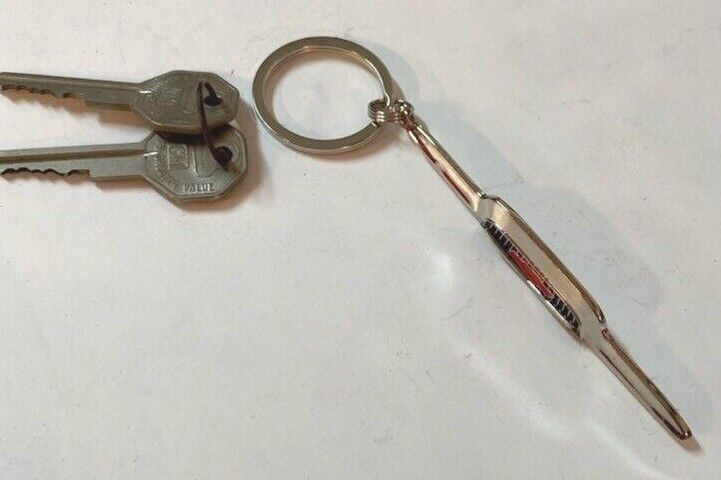 1 CHEVY Task Force 1956 V8 PICKUP Hood Emblem Keychain