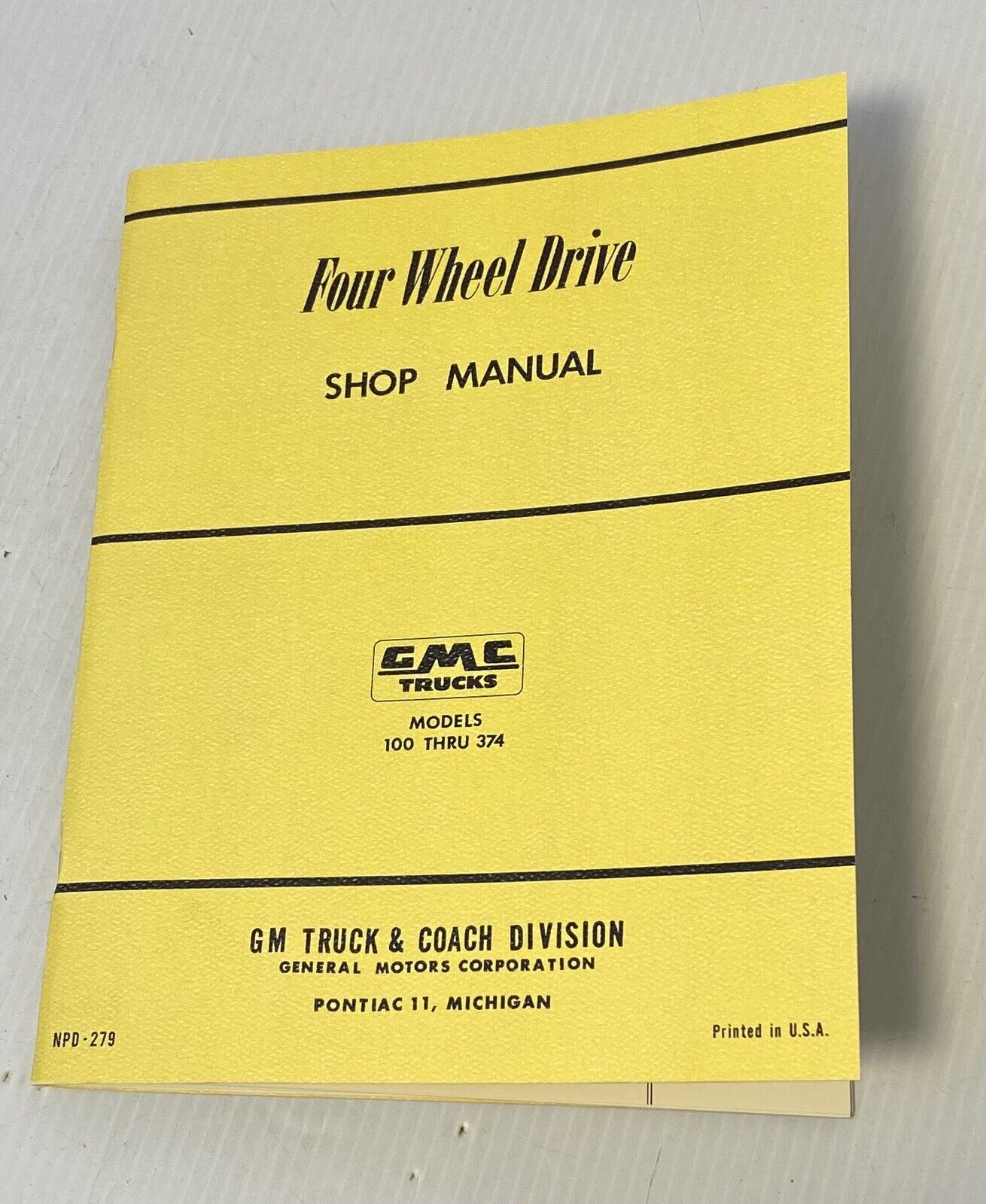 Manuals: Shop Manual 1955-1959 NAPCO Chevy GMC Truck Half 3/4 1 And 2 Ton