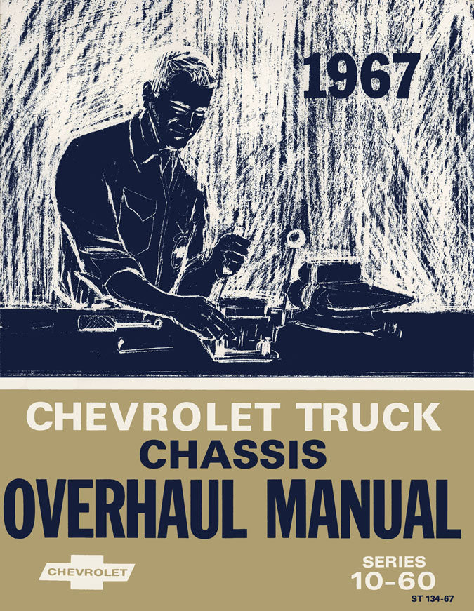 Licensed 1967 Chevy Shop Manual, Body & Overhaul Manuals Brakes Engine Electrical
