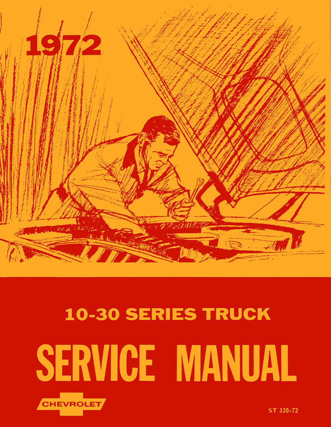 Licensed 1972 Chevy Pickup & Truck Shop Manual & Overhaul Manual