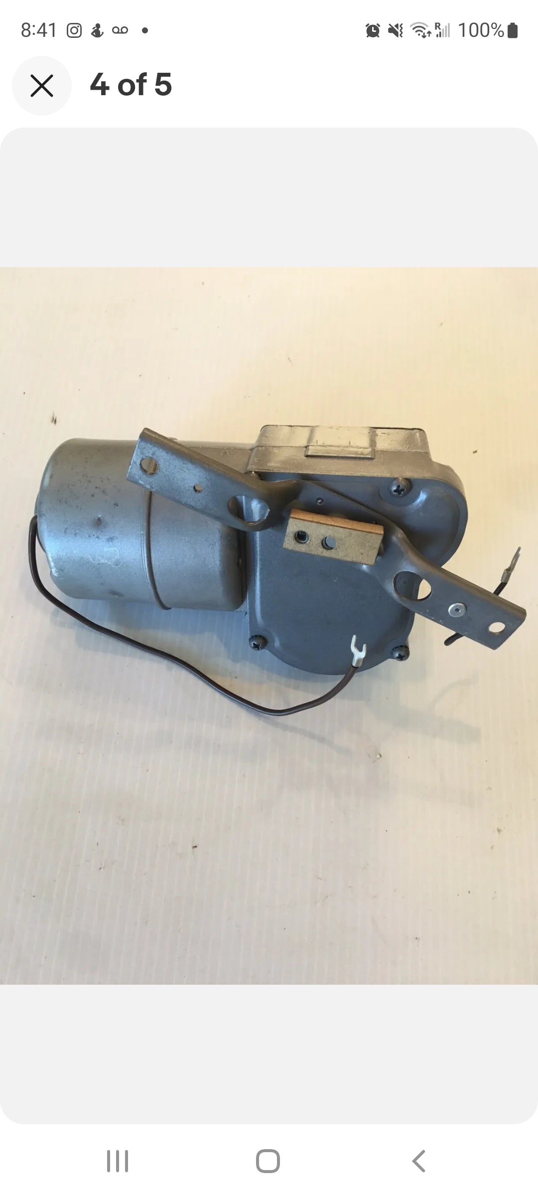 1955 Chevy Car Electric 55 - 57 Wiper Motor Professionally Restored Original OEM