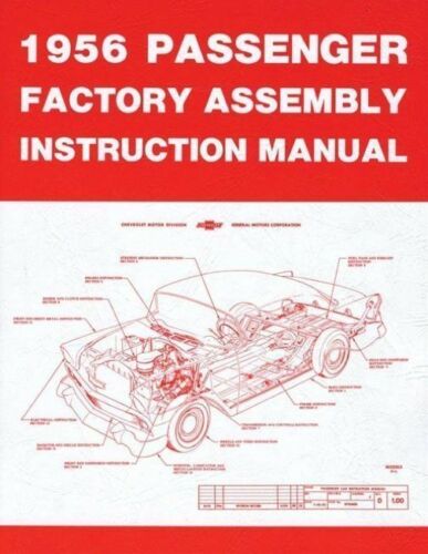 Licensed 1955-1957 Chevrolet Factory Assembly Manuals