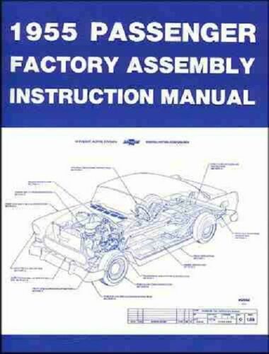 Licensed 1955-1957 Chevrolet Factory Assembly Manuals