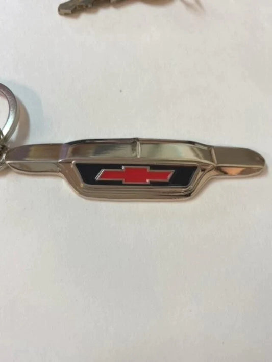 3 CHEVY Task Force 1955 V8 PICKUP Hood Emblem Keychain