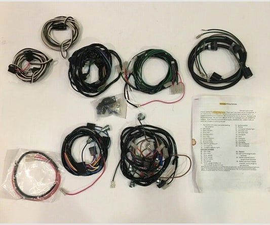 Wiring Harnesses: 1955 1956 1957 Chevy Truck USA Made Complete Correct Wiring Harness Kit Alt 55