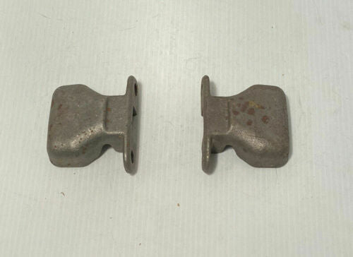 Brackets: New 1955 - 1958 Chevy GMC Cameo Tailgate Cable Brackets GM Mint Pair